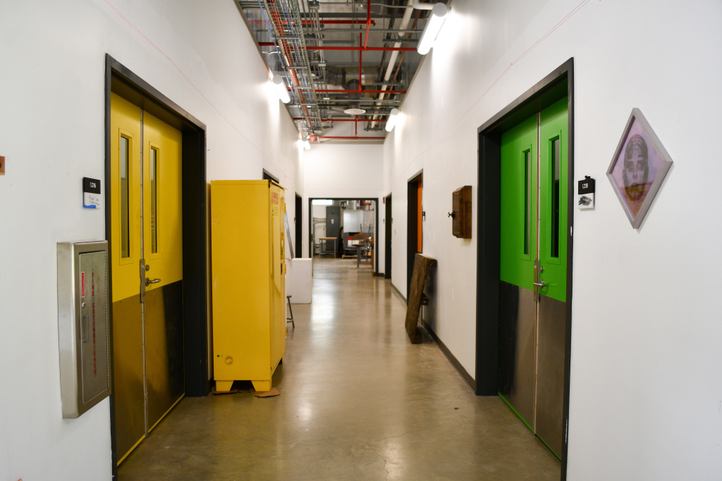 Hallway of the west campus graduate studio