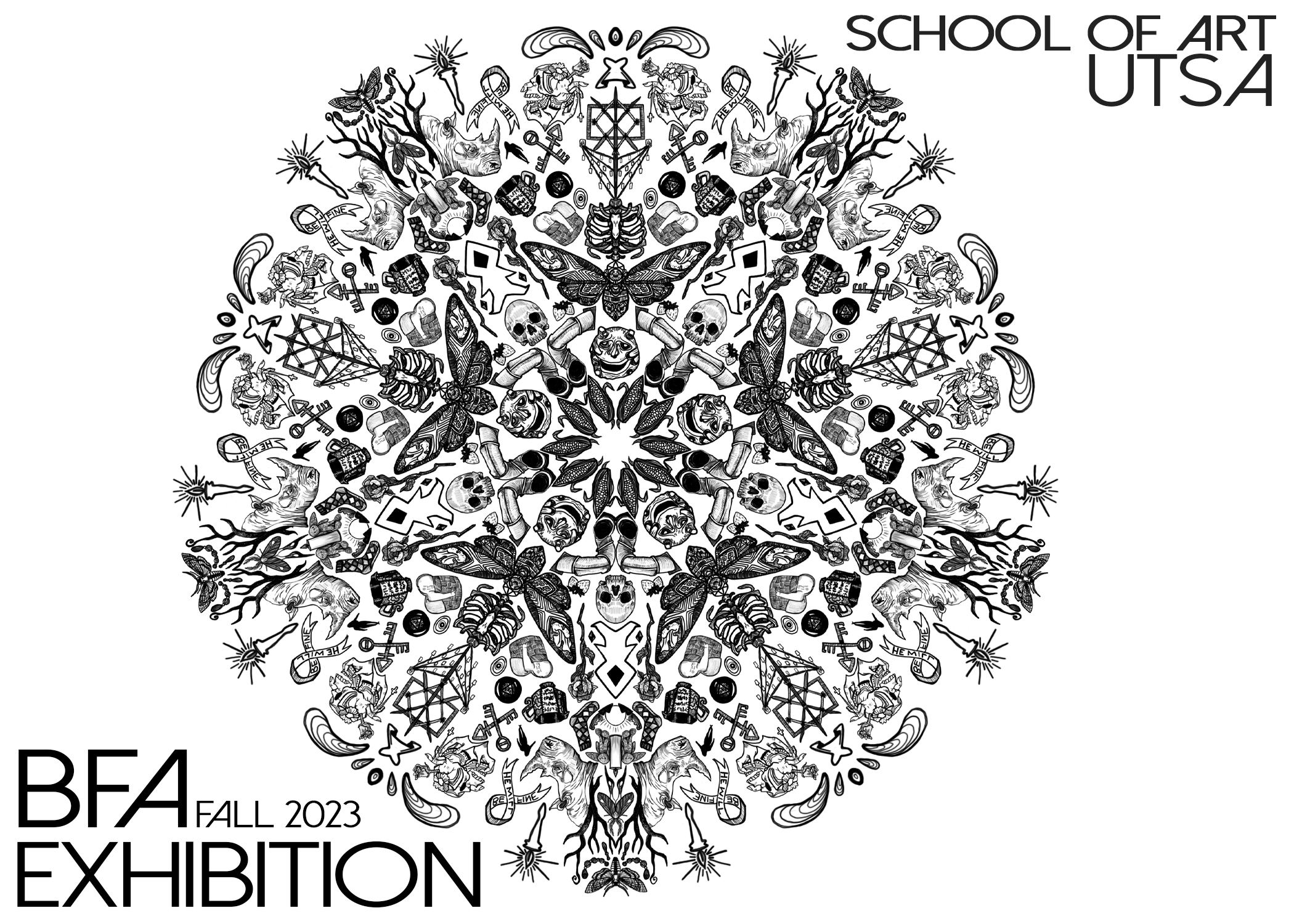 Fall 2023 BFA Exhibition College Of Liberal And Fine Arts UT San 