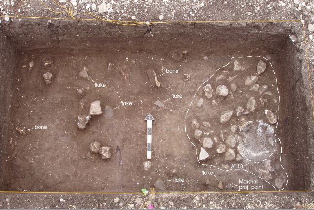 Feature at the Granberg site