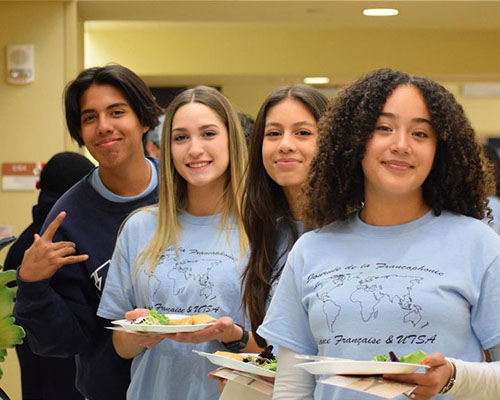 French Club in club shirts