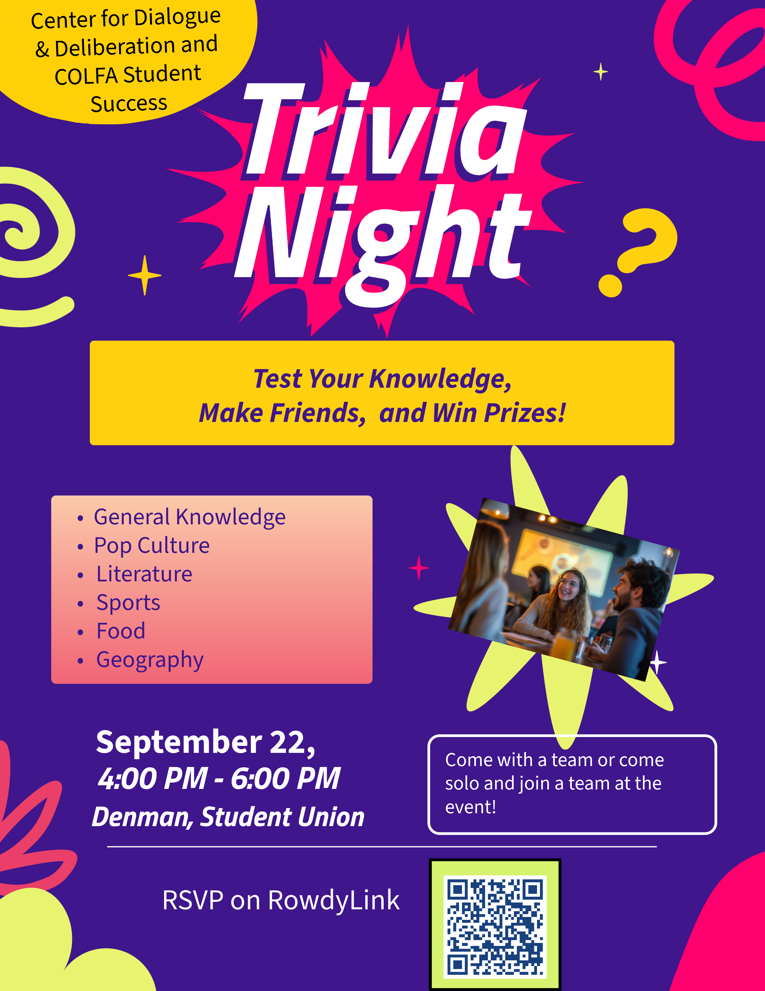 trivia night flyer 