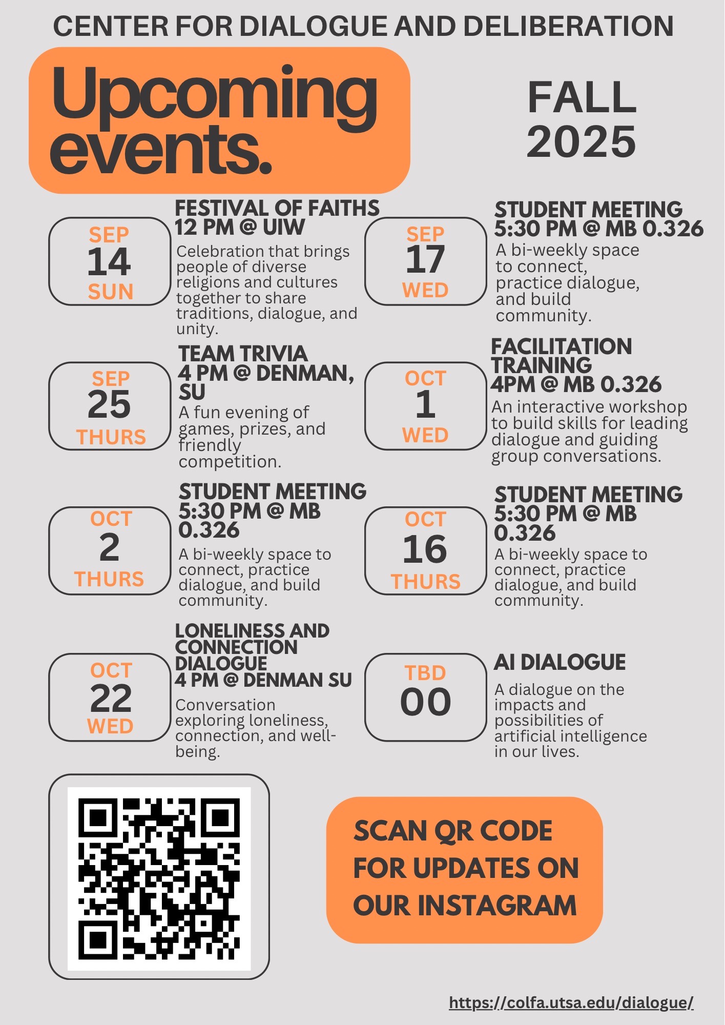 List of events