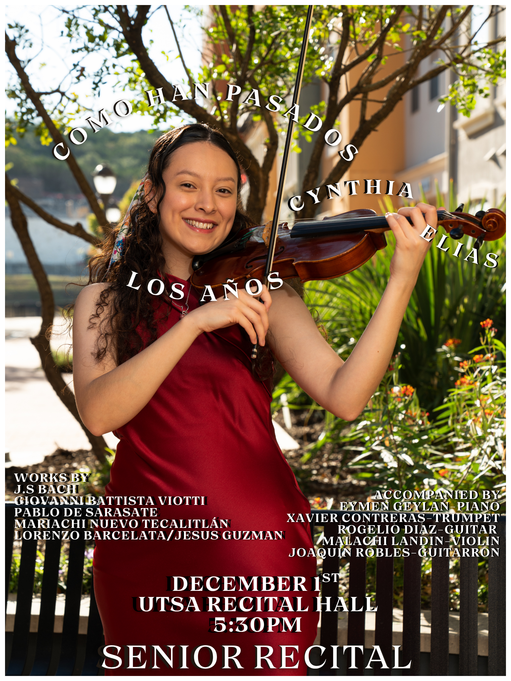 Students outside sombrilla