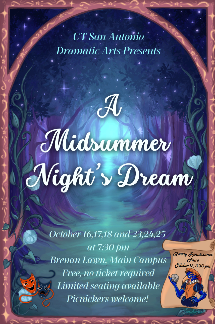 Flyer for Midsummer Nights Dream