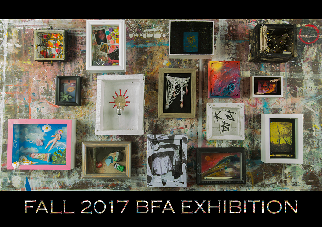 2017 BFA exhibition card