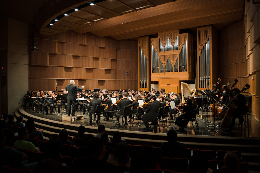 Orchestra concert on main campus