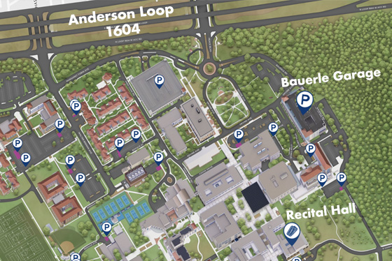 UTSA Campus Map image