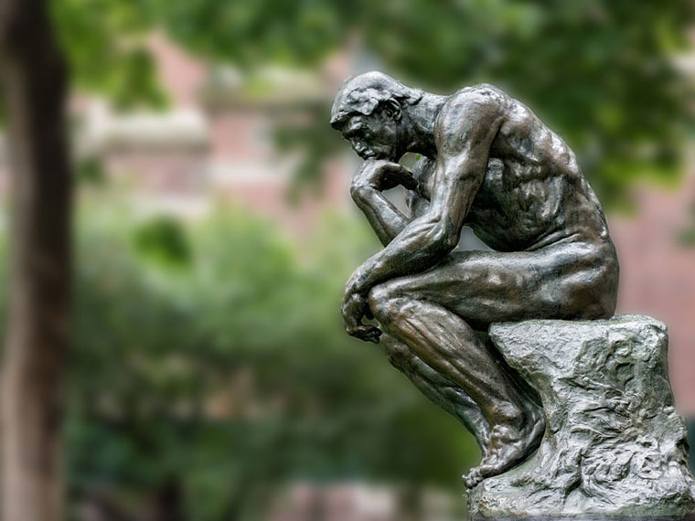 Sculpture of The Thinker