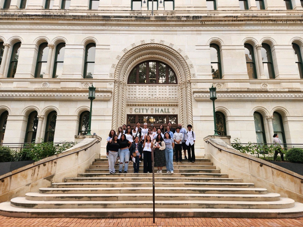 K4F 2025 Cohort outside of City Hall