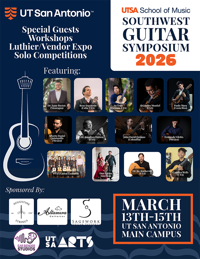 Southwest Guitar Symposium Flyer 2026 