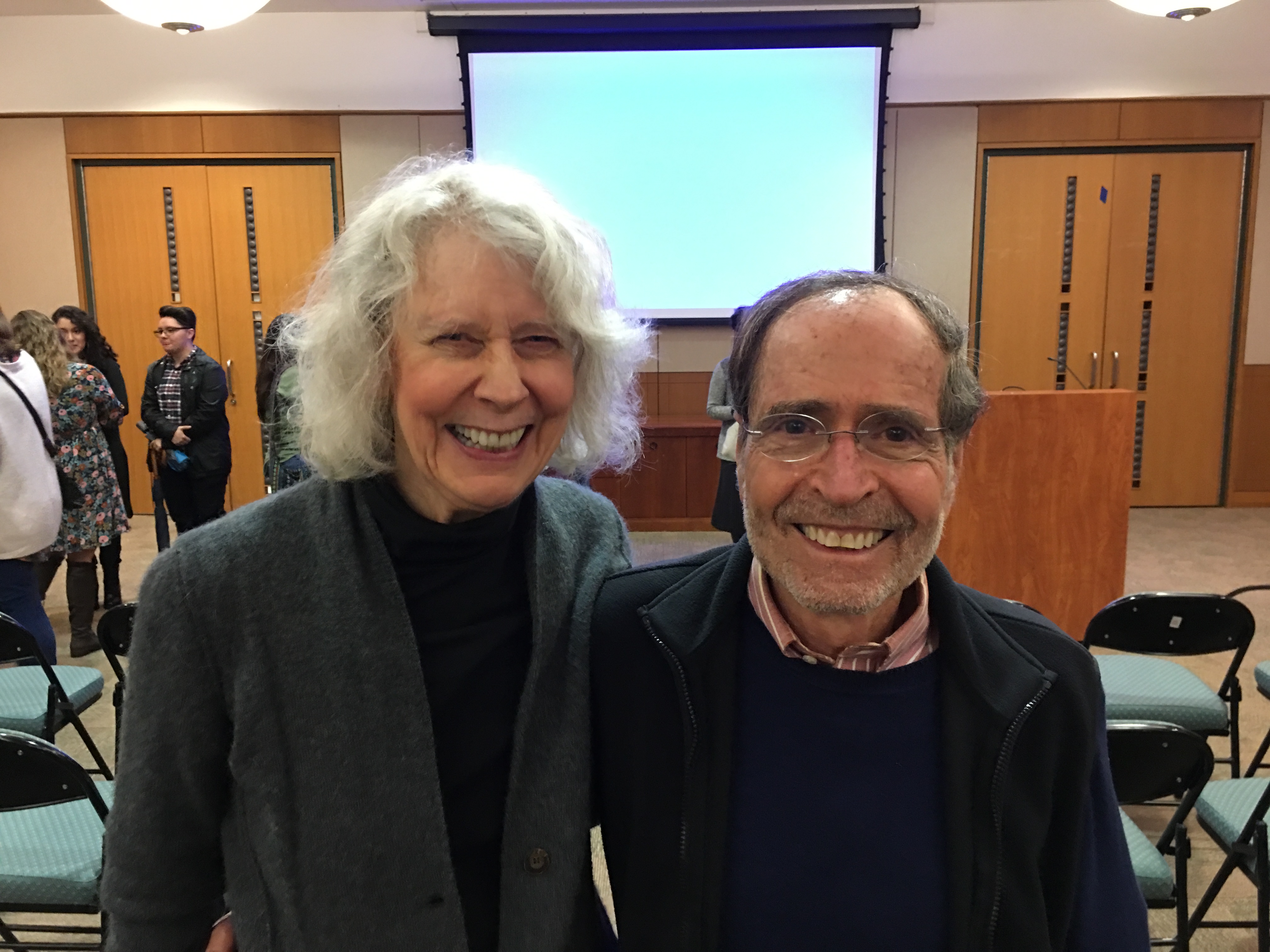 Wendy Barker along with her spouse Steven Kellman