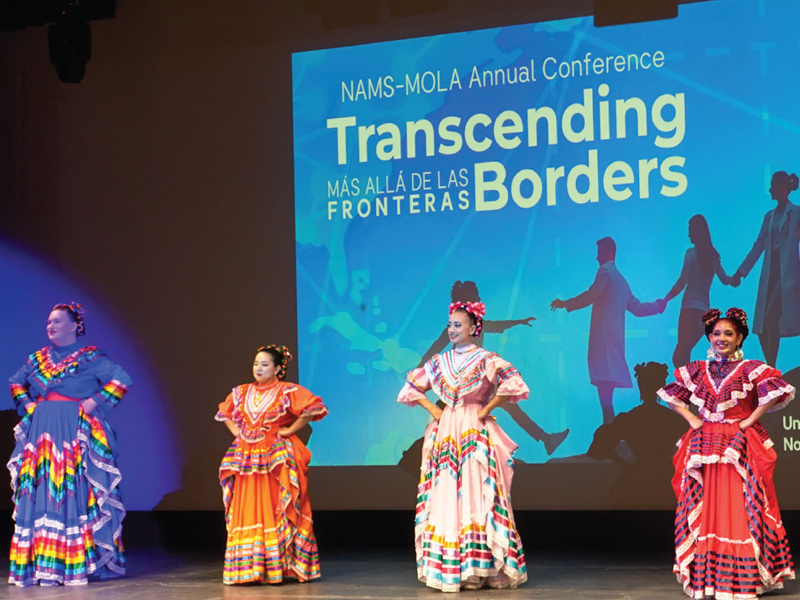 Ballet Folklórico de UTSA welcomes attendees to the conference.